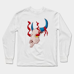 The buffalo skull Long Sleeve T-Shirt